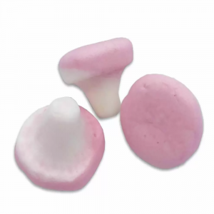 Retro Candy Sweet Strawberry Foam Mushrooms